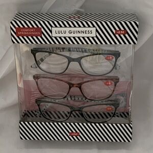 Lulu Guinness London Readers. 3 Pack